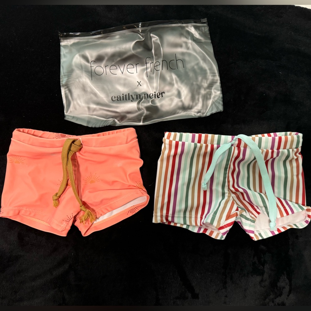 Forever French X Caitlyn Neier- baby boys swim trunks